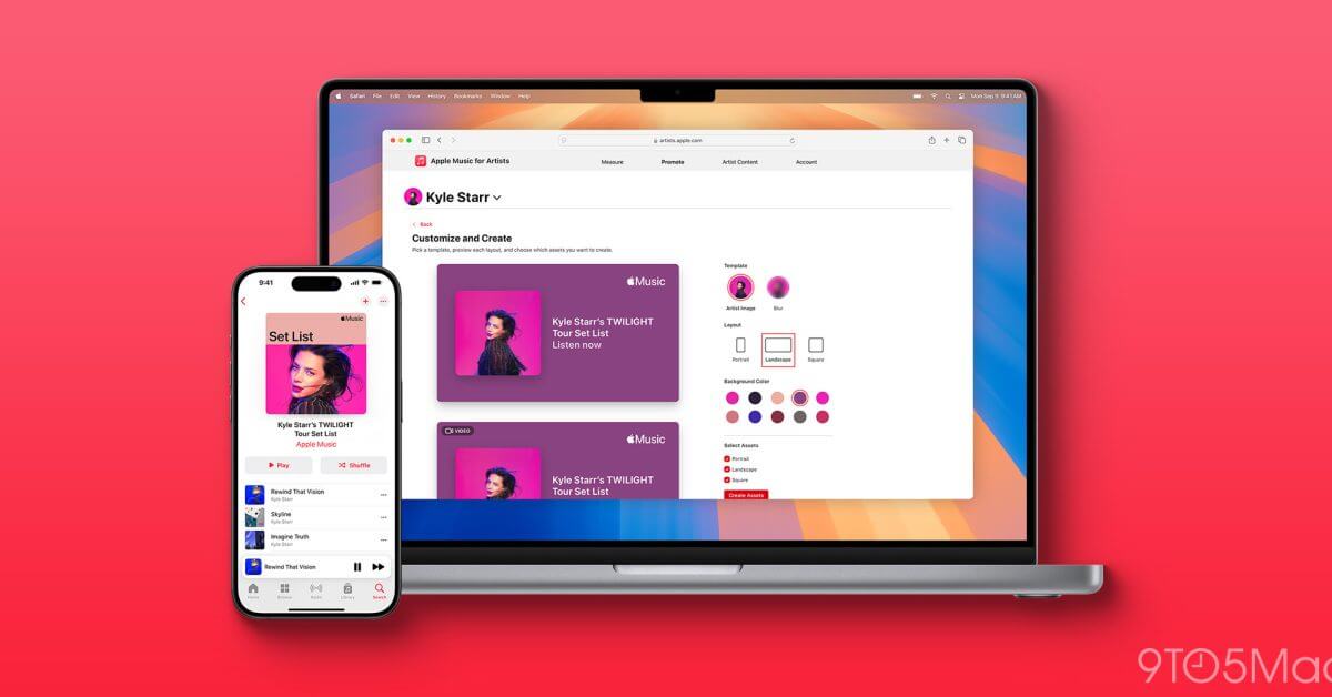Apple Music теперь позволяет артистам публиковать свои концертные сет-листы в виде плейлистов