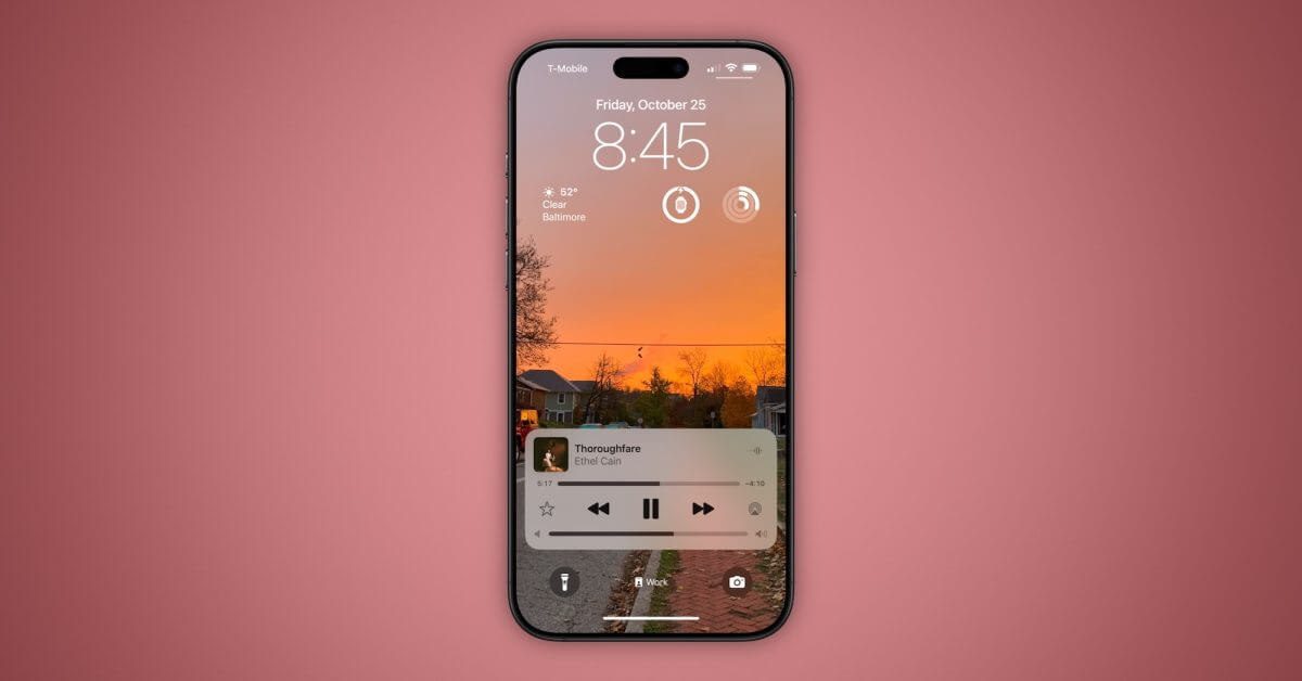 iOS 18.2 позволяет добавить ползунок громкости обратно на экран блокировки вашего iPhone