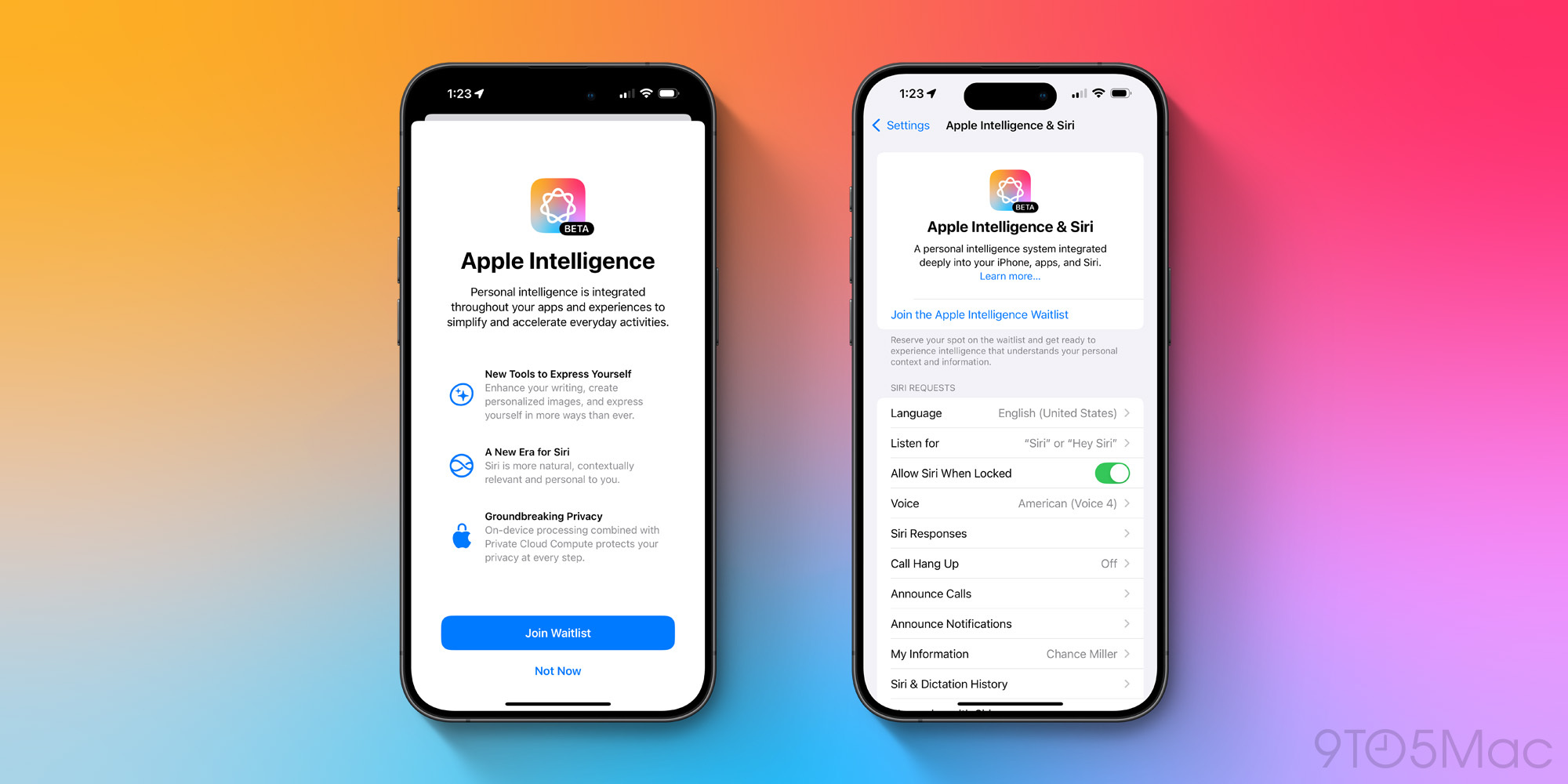 Список ожидания Apple Intelligence
