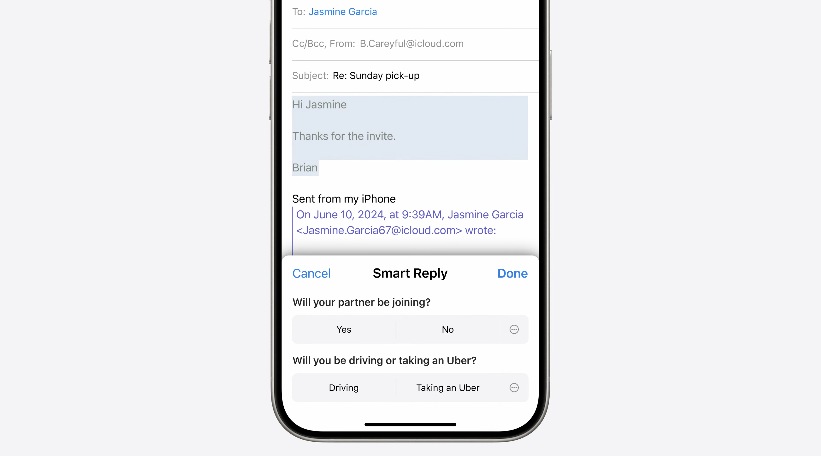 Новое приложение Почта iOS 18.2