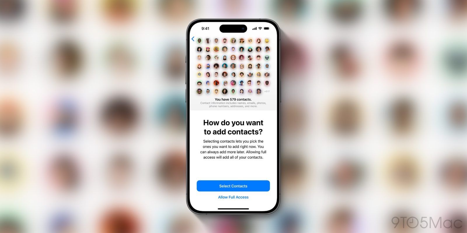 Разрешение на конфиденциальность контактов iOS 18