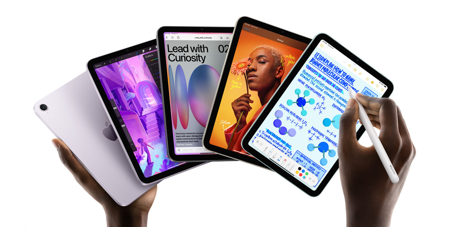 Скорость зарядки iPad mini 7 ограничена 20 Вт | Промо-изображение Apple
