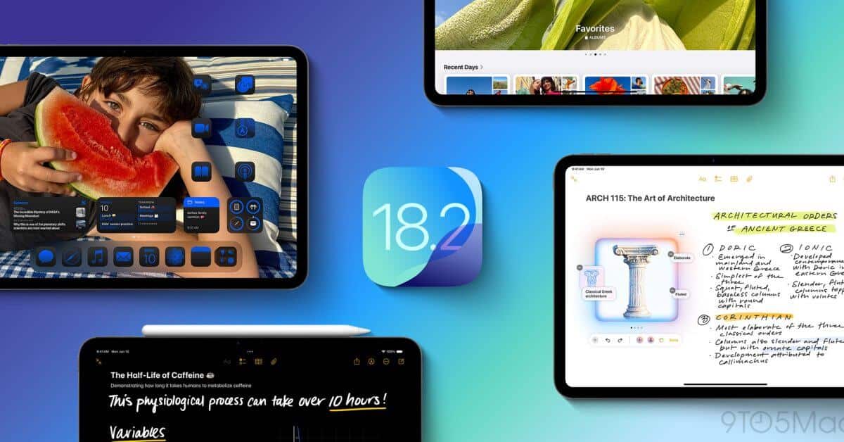 Публичная бета-версия iPadOS 18.2 и macOS 15.2 выпущена с этими новыми функциями