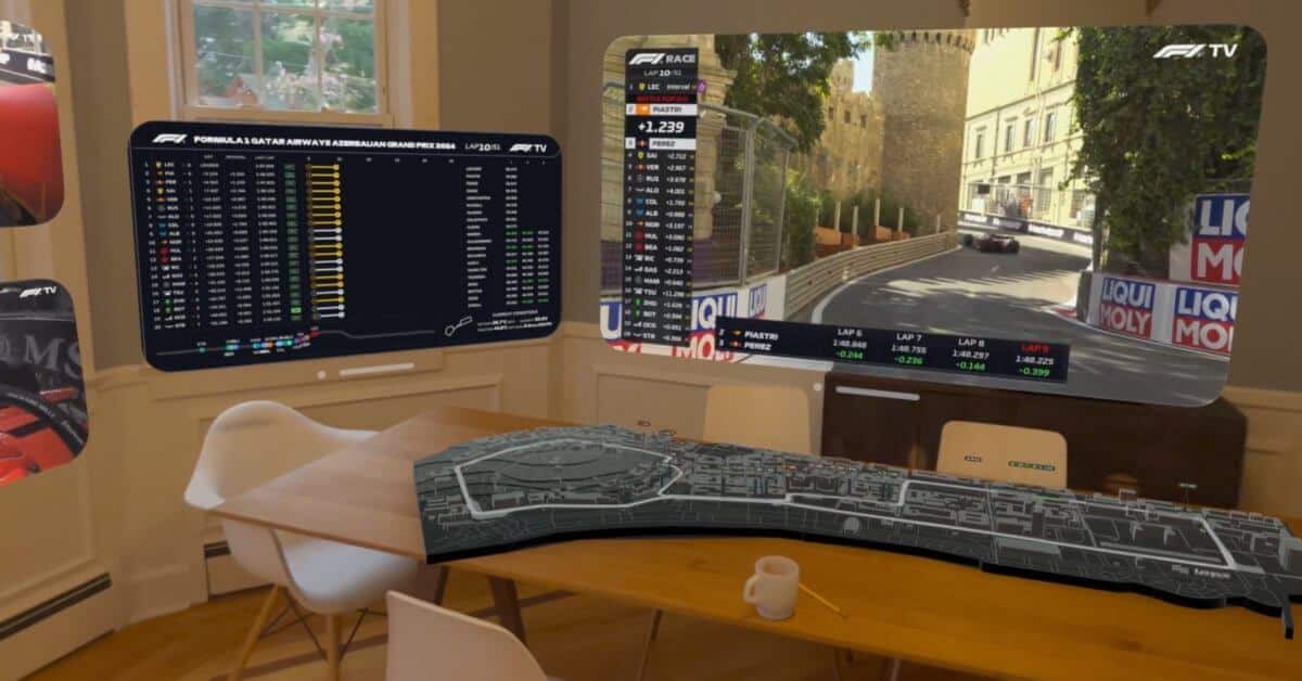 Приложение F1 «Lapz» для Vision Pro пришлось удалить из TestFlight