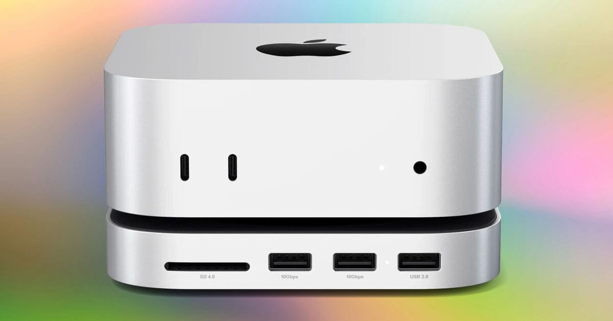 Подставка и концентратор Satechi M4 Mac mini поддерживают дополнительное хранилище объемом до 4 ТБ