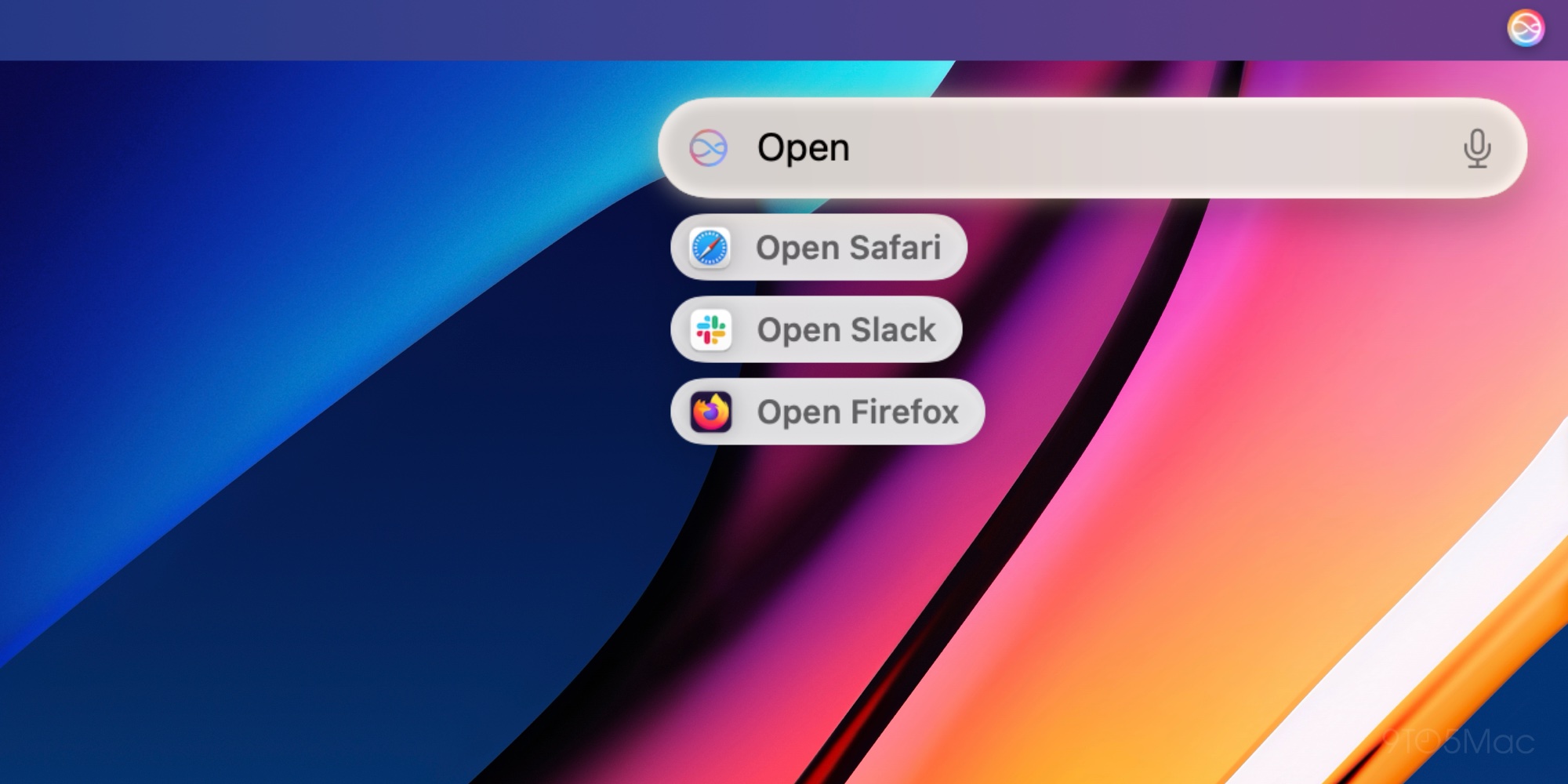 Сири Мак macOS