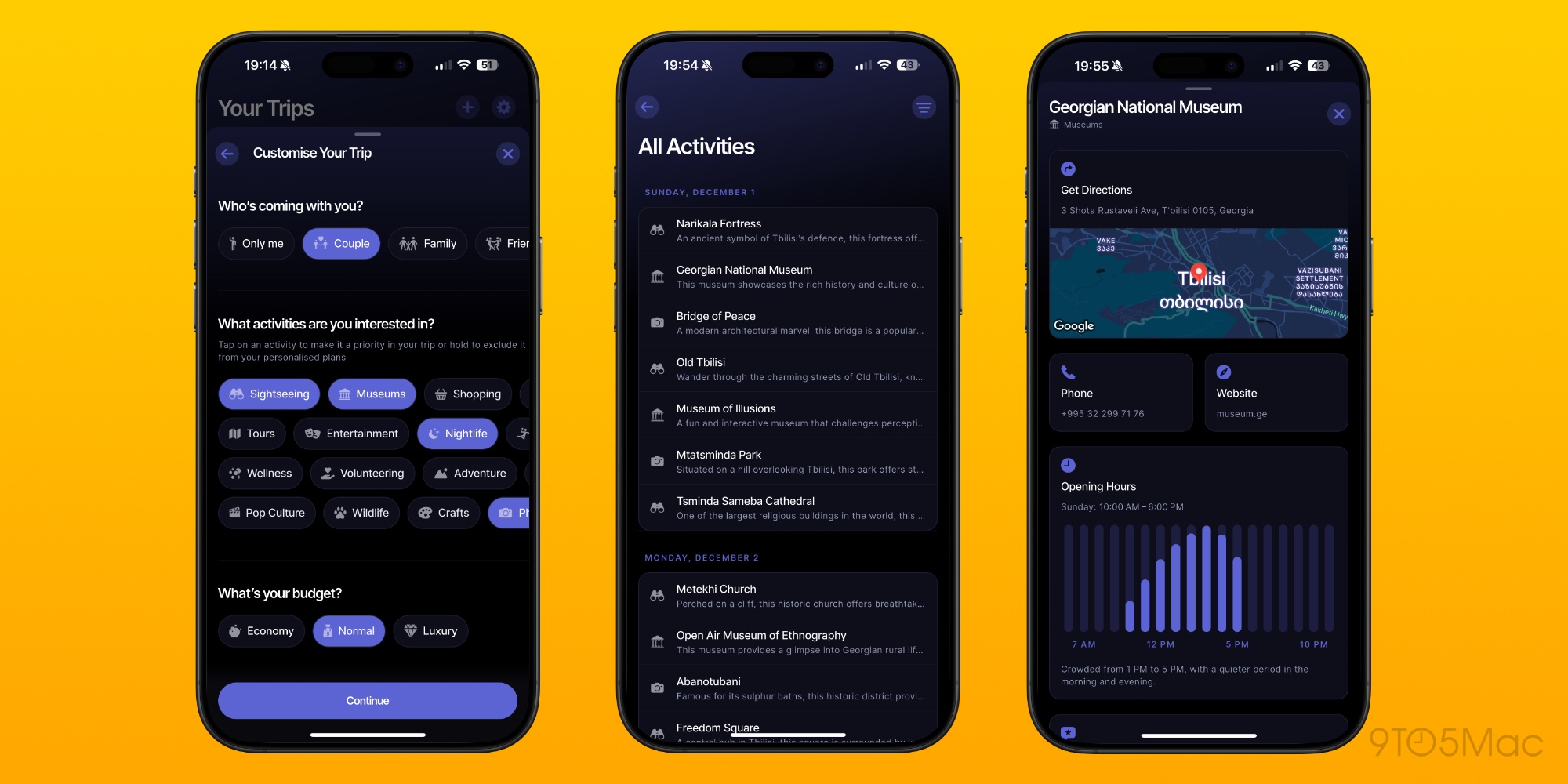MagicMiles — приложение, которое помогает создавать маршруты путешествий с помощью искусственного интеллекта.