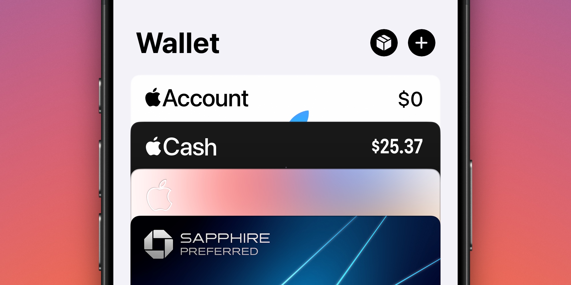 Отслеживание заказов Apple Wallet