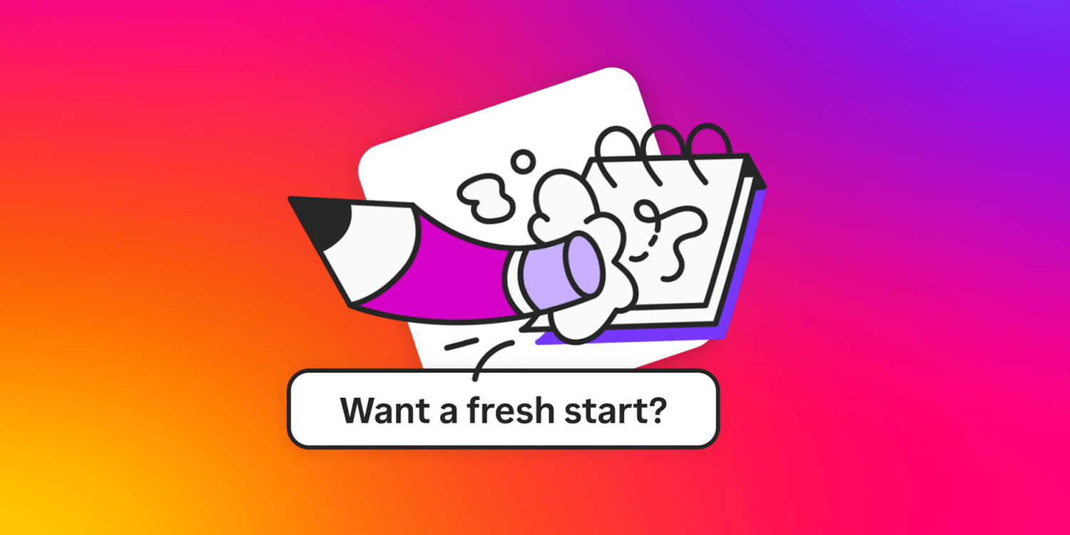 Ваши рекомендации в Instagram беспорядочны? Теперь вы можете начать с нуля | Промо-графика «Новый старт»