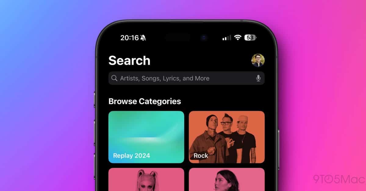 iOS 18.2 добавляет поиск на естественном языке в приложения Apple Music и TV