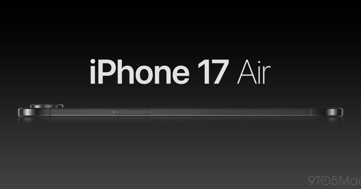 iPhone 17 Air будет на 25% тоньше, это «самый тонкий телефон Apple», согласно отчету