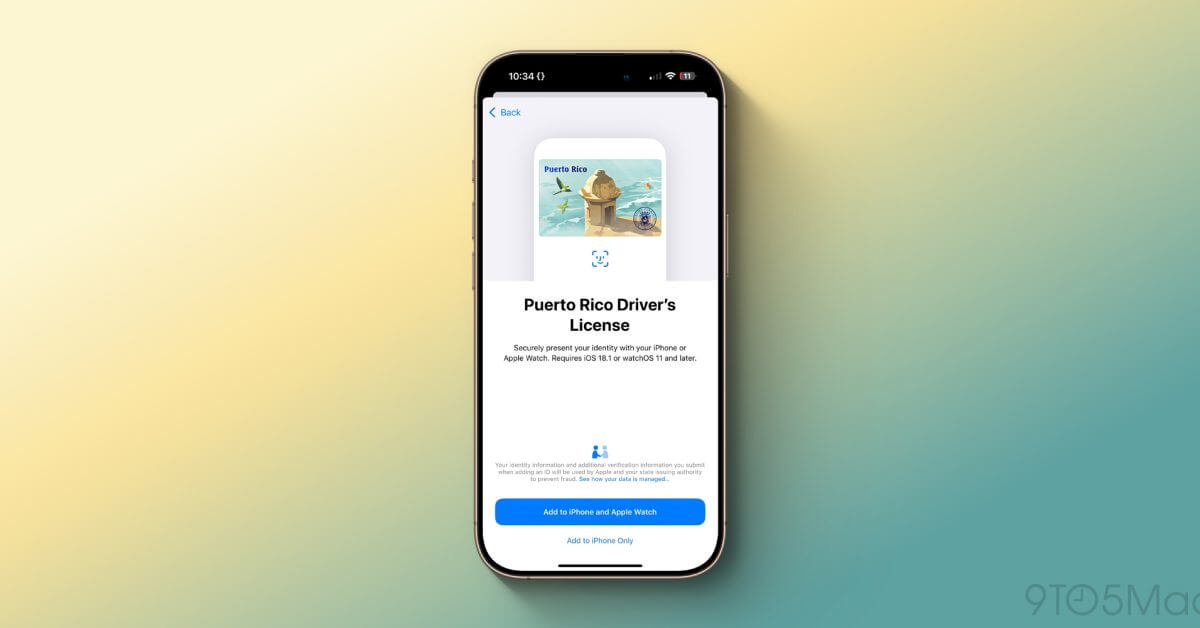 Apple Wallet теперь поддерживает цифровые водительские права в 10 местах