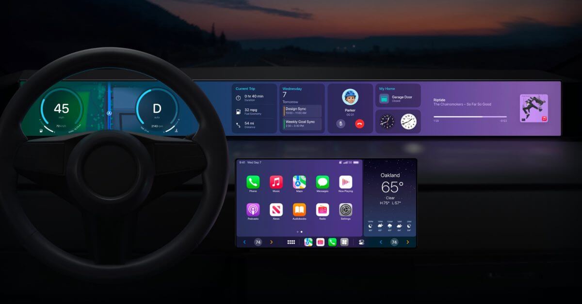 Согласно сайту Apple, первые модели CarPlay следующего поколения должны «прибыть в 2024 году».