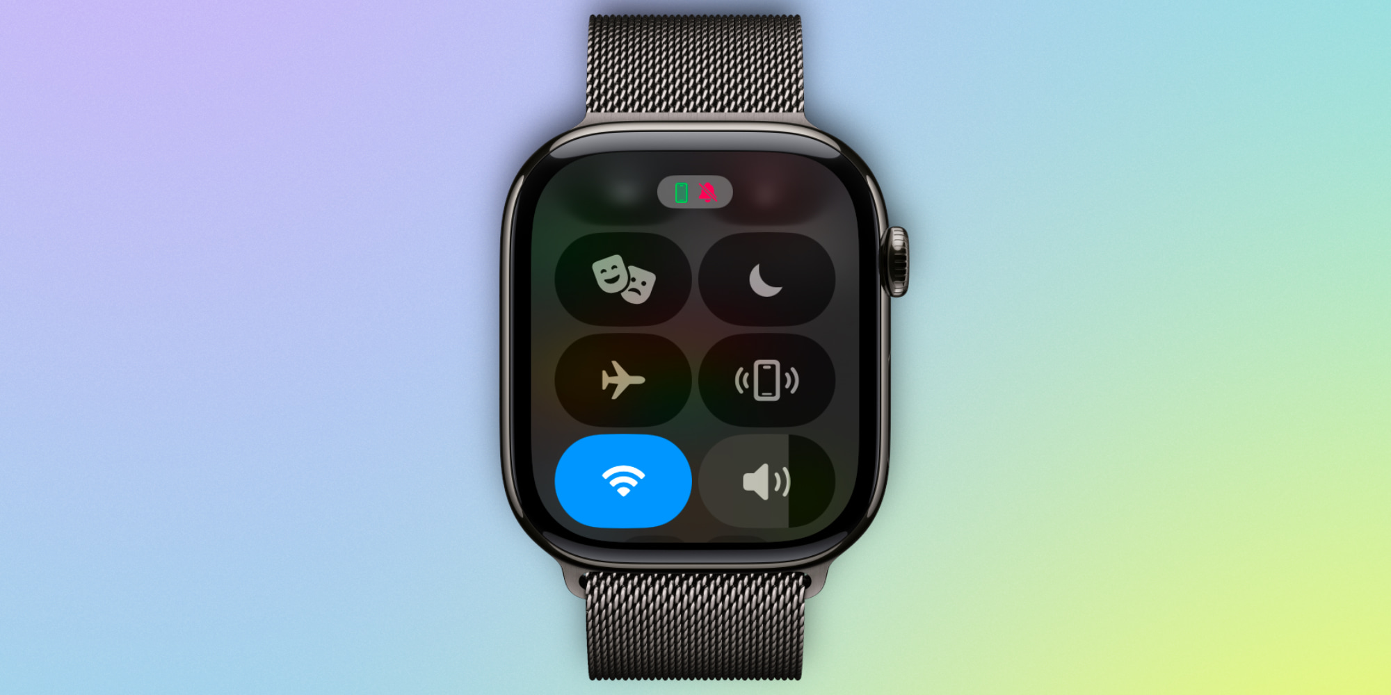 Центр управления watchOS