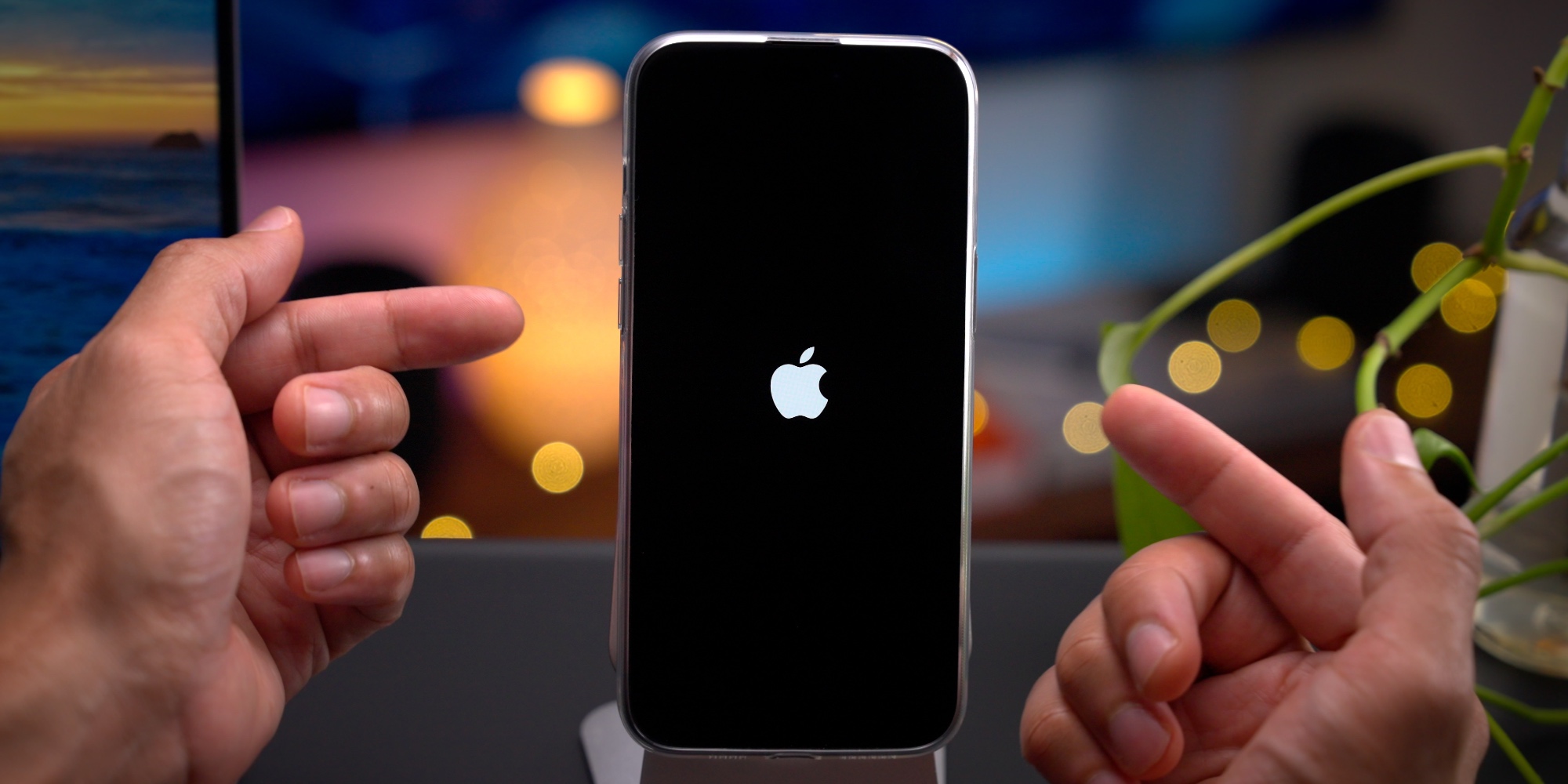Обновление iOS для iPhone Логотип Apple