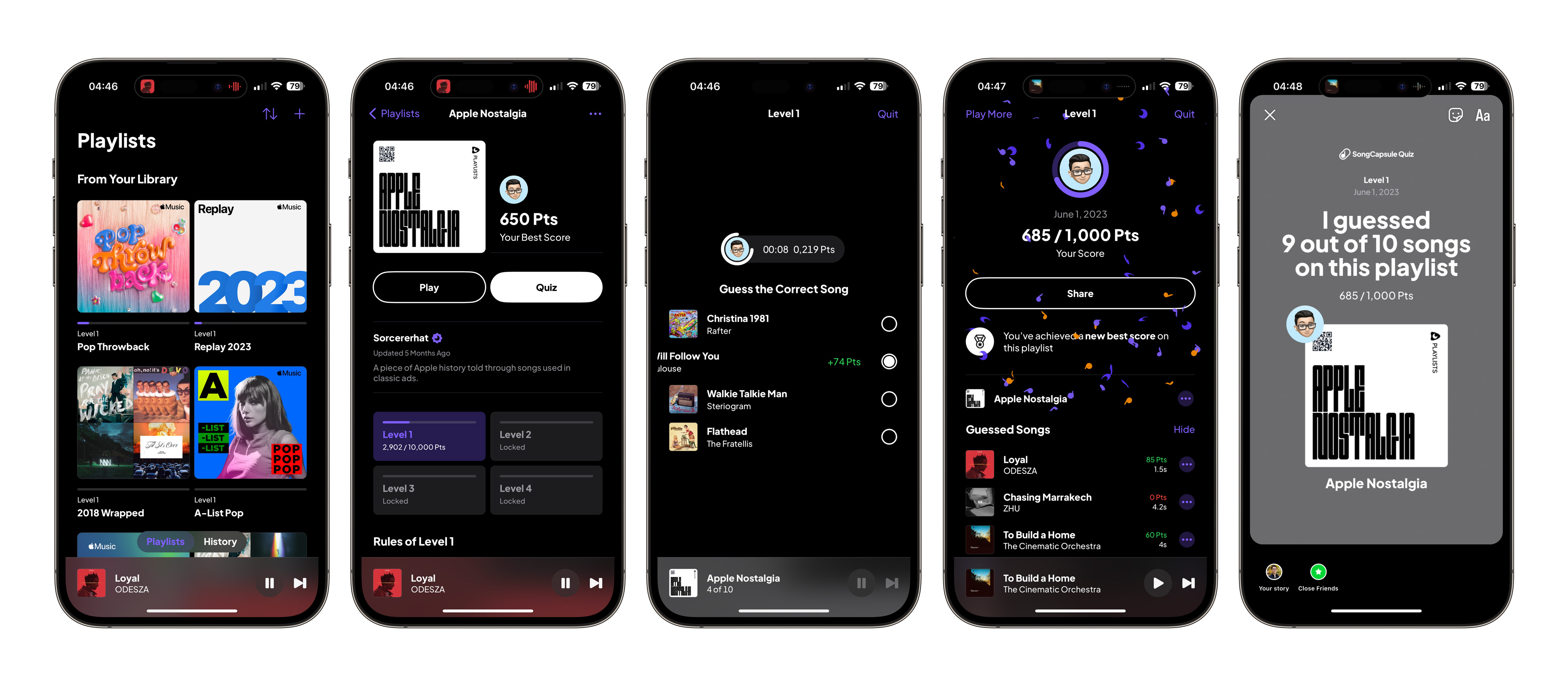 SongCapsule Quiz — Лучшие приложения Apple Music
