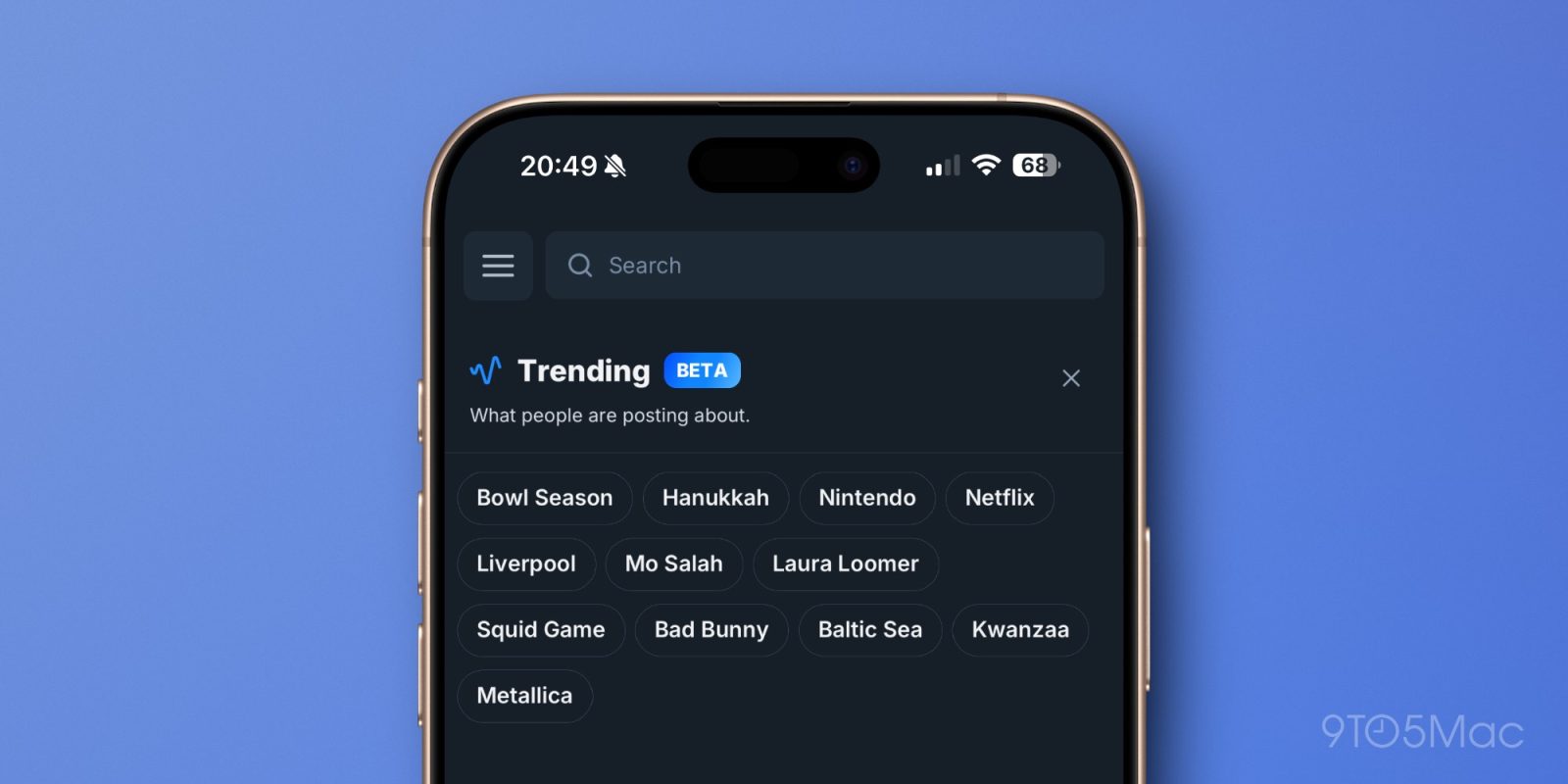 Популярные темы Bluesky