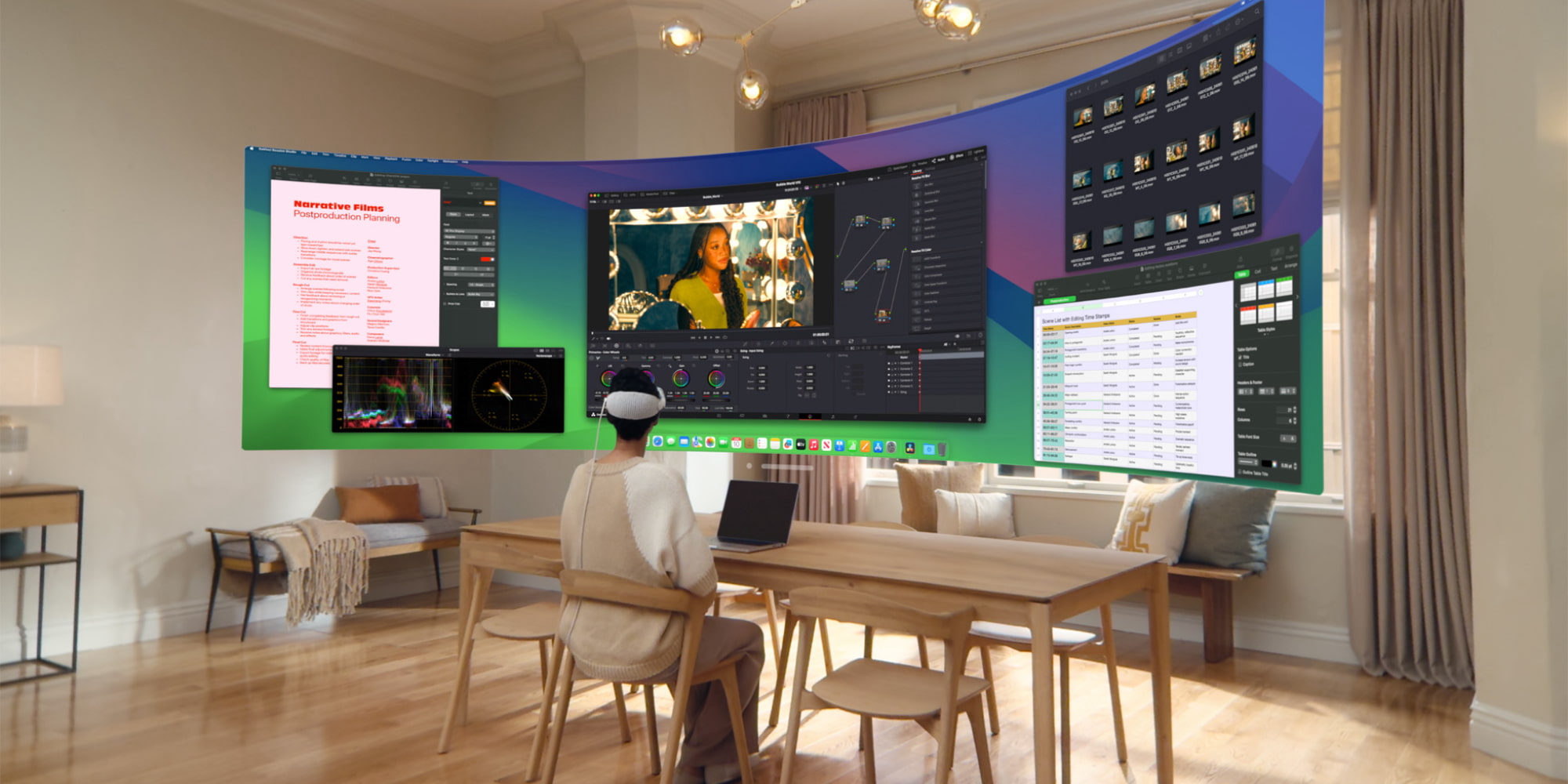 VisionOS 2.2 Виртуальный дисплей Mac на Vision Pro