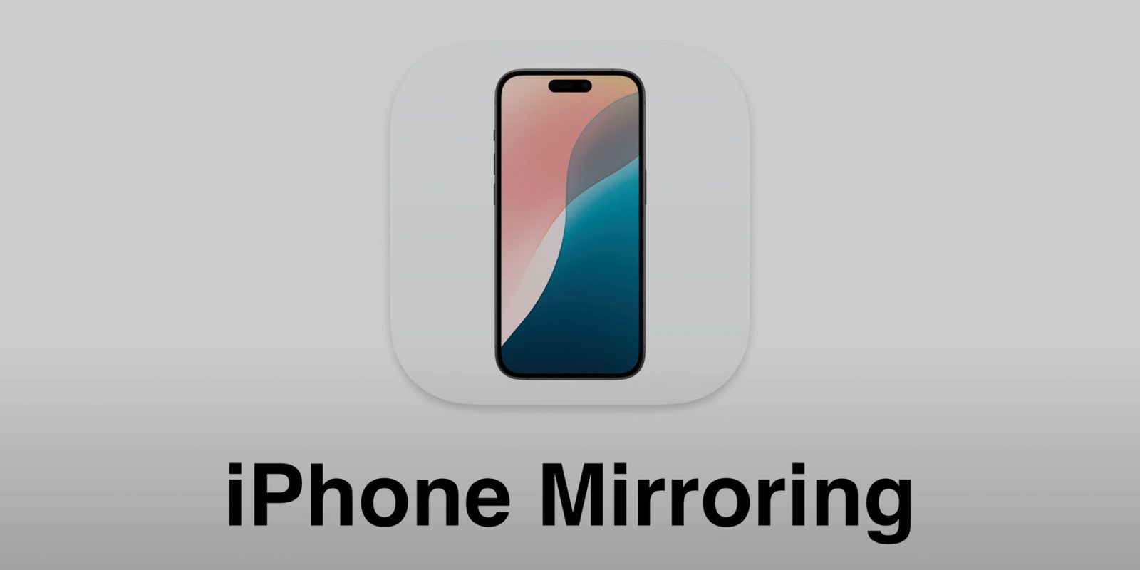 Мне нравится функция зеркалирования iPhone, и мне хотелось бы эти три изменения | Логотип и текст функции