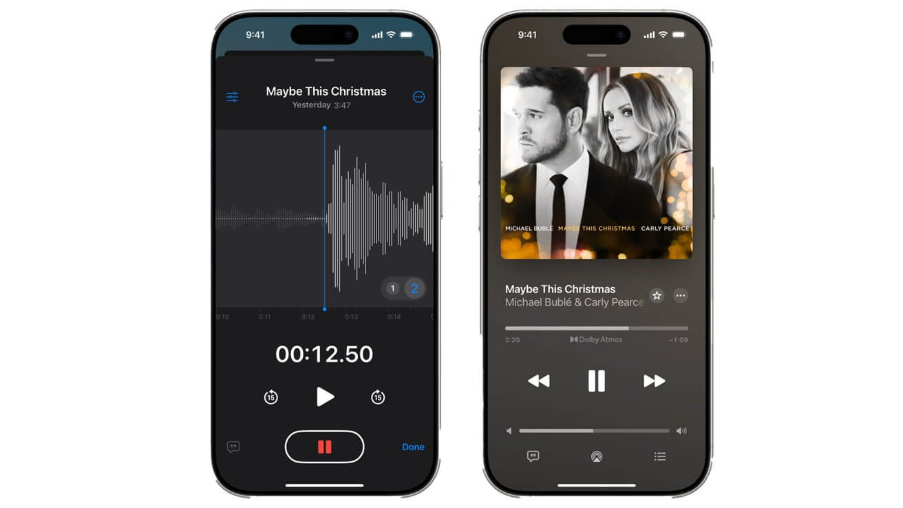 Многоуровневые голосовые заметки теперь доступны на линейке iPhone 16 Pro