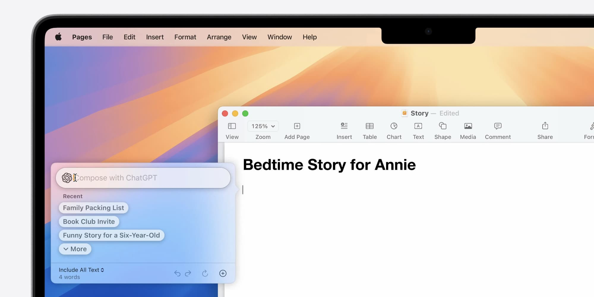 ChatGPT пишет macOS Sequoia