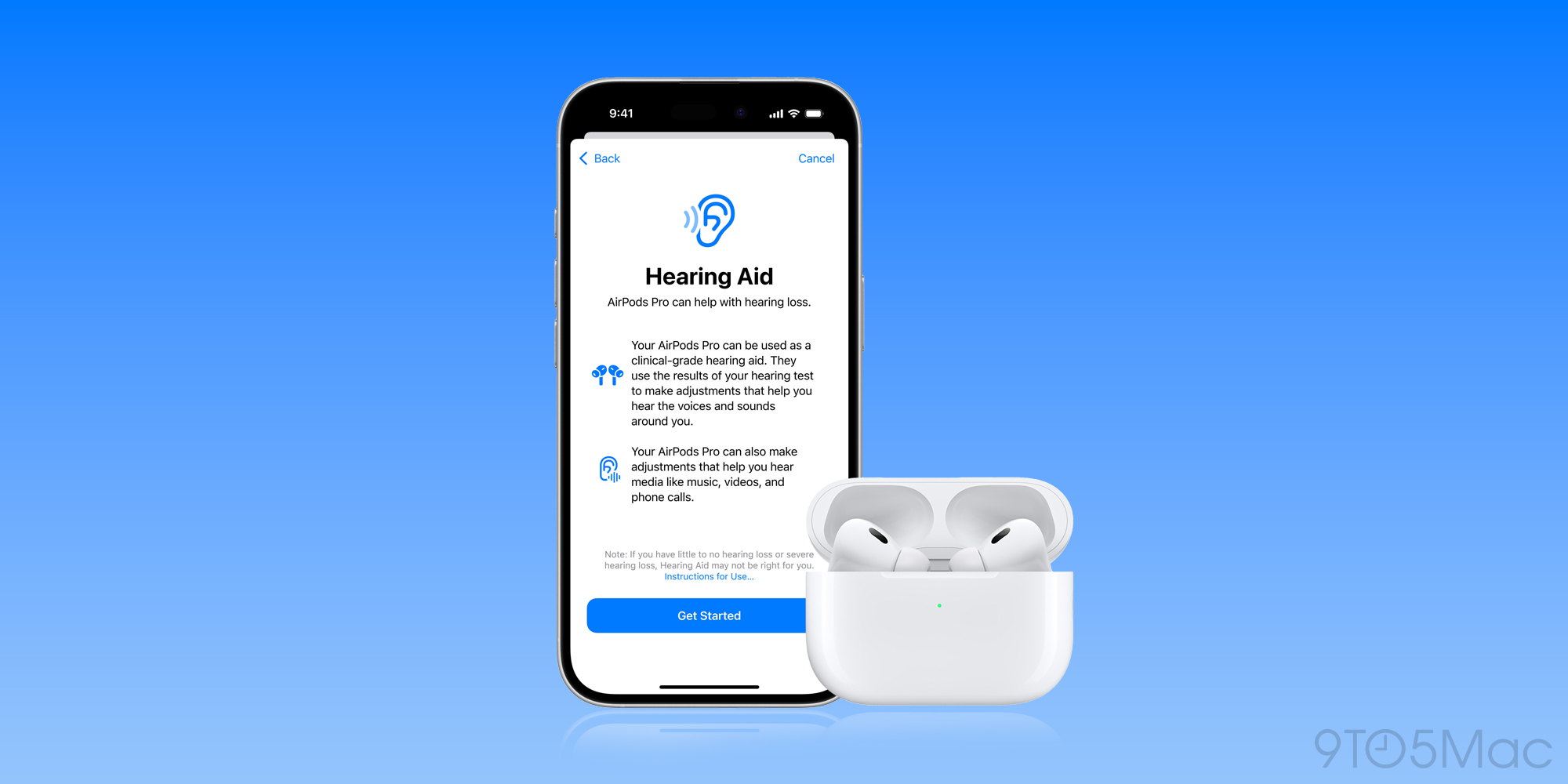 Функции AirPods Pro 2 для здоровья слуха