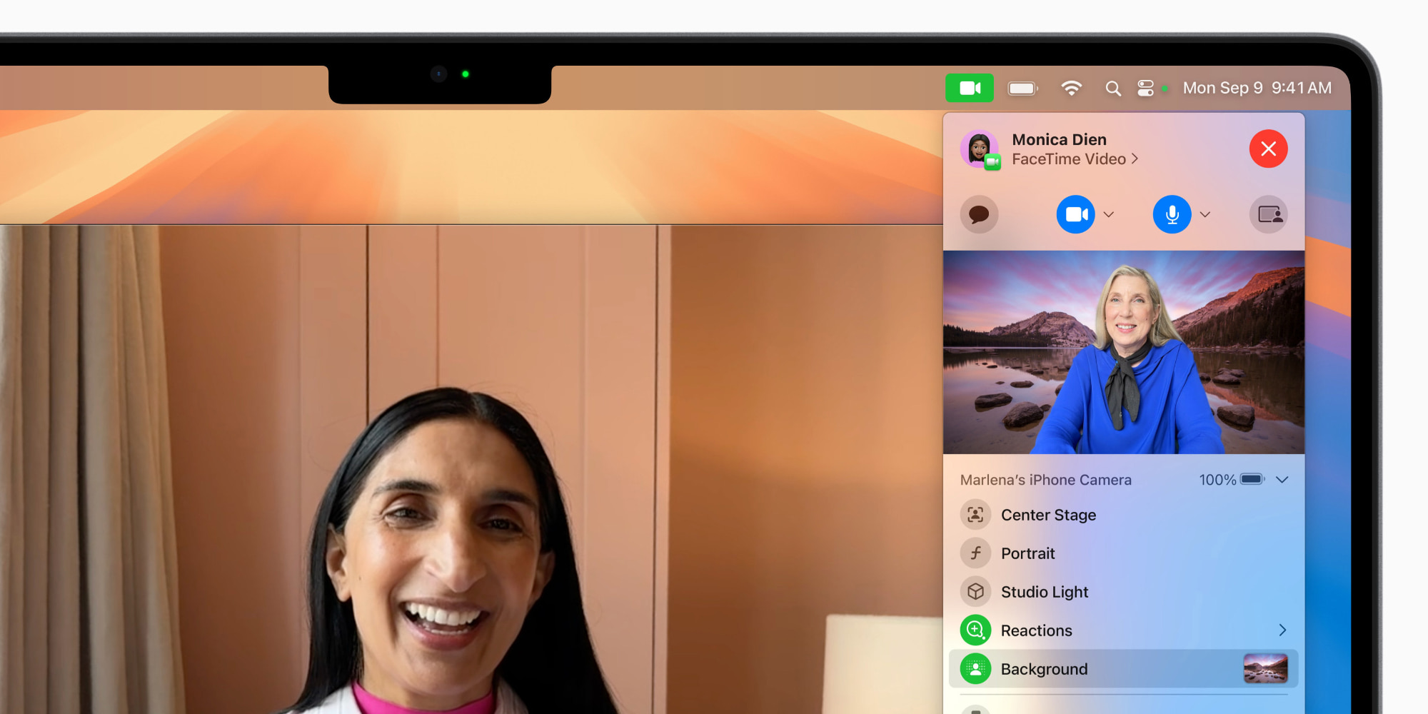 Камера Mac FaceTime