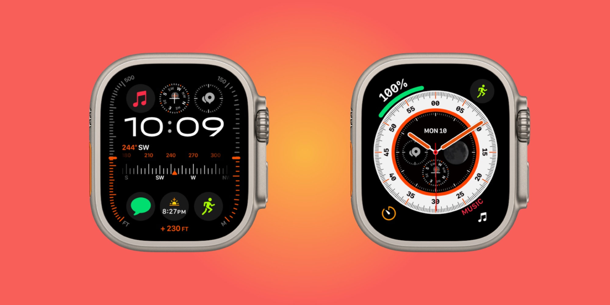 Эксклюзивные лица Apple Watch Ultra