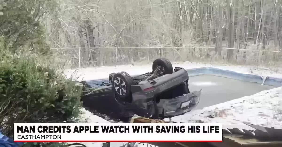 Apple Watch Crash Detection спасла 55-летнего мужчину, потерявшего сознание за рулем