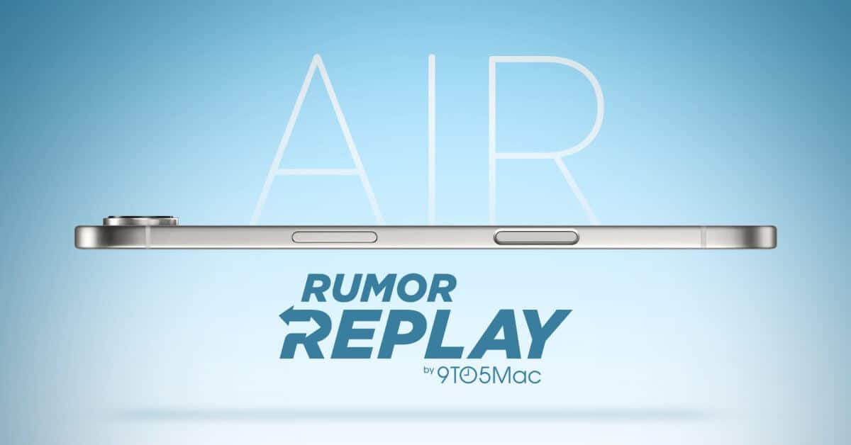 Повтор слухов: утечки iPhone 17 Air, весенние продукты Apple и многое другое