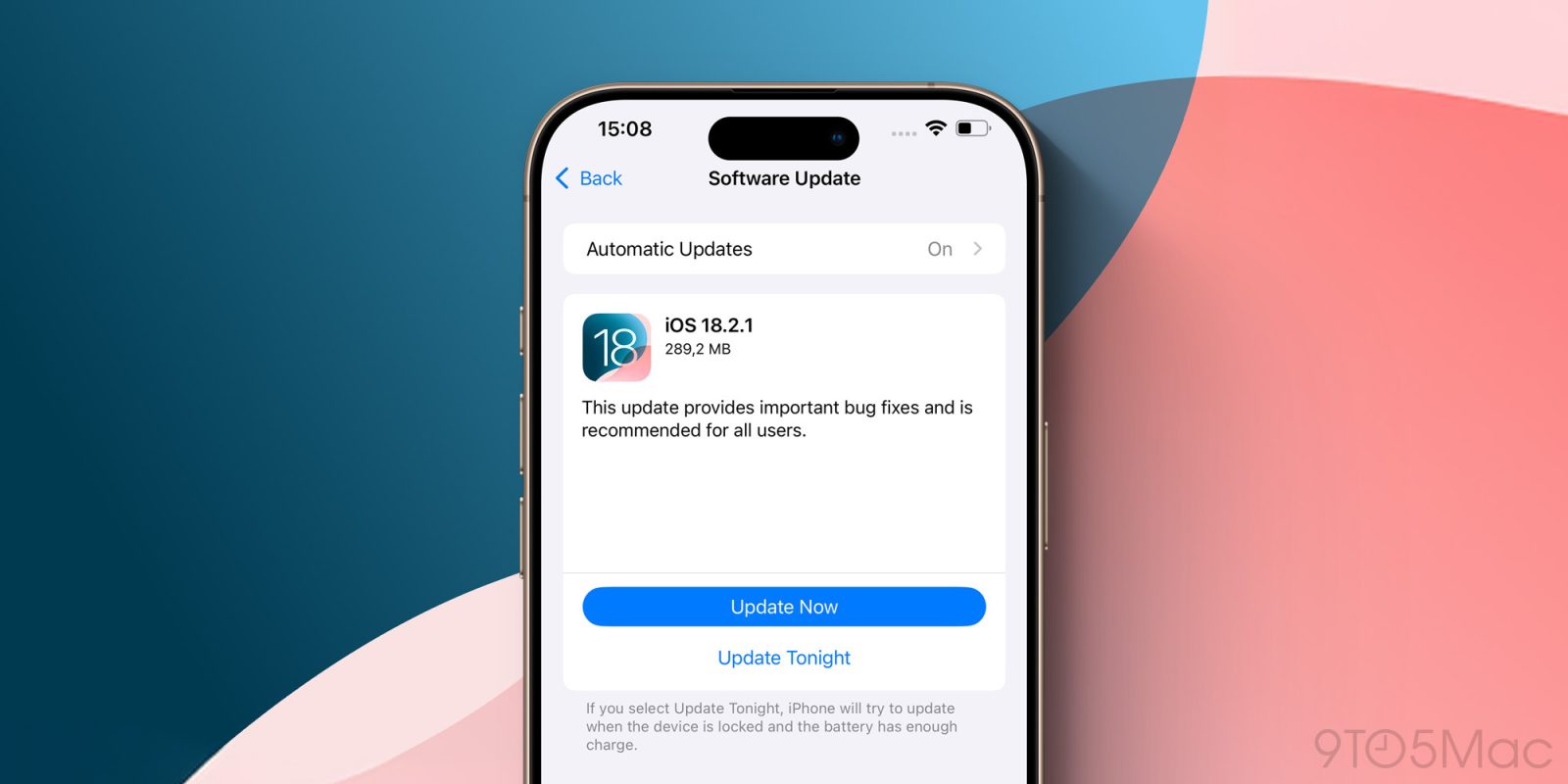 iOS 18.2.1 уже доступна