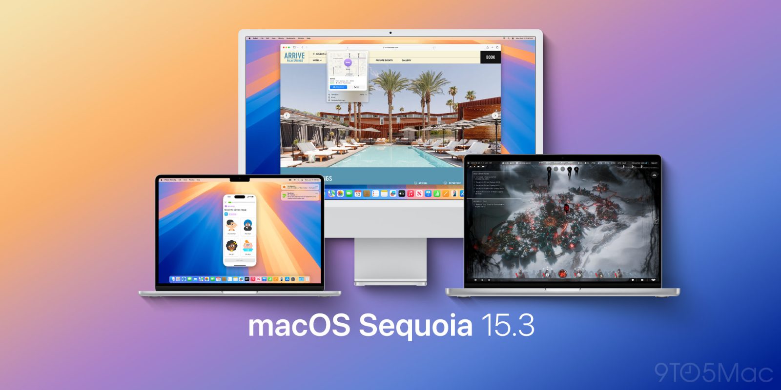 Главный образ macOS Sequoia 15.3