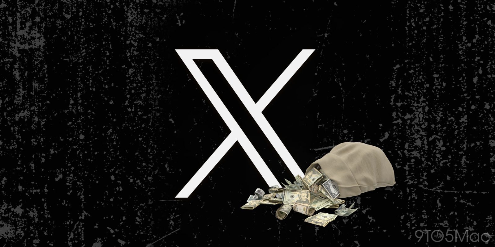 Приложение X Everything App будет запущено в этом году и составит конкуренцию Apple Pay | X logo with a bag of cash