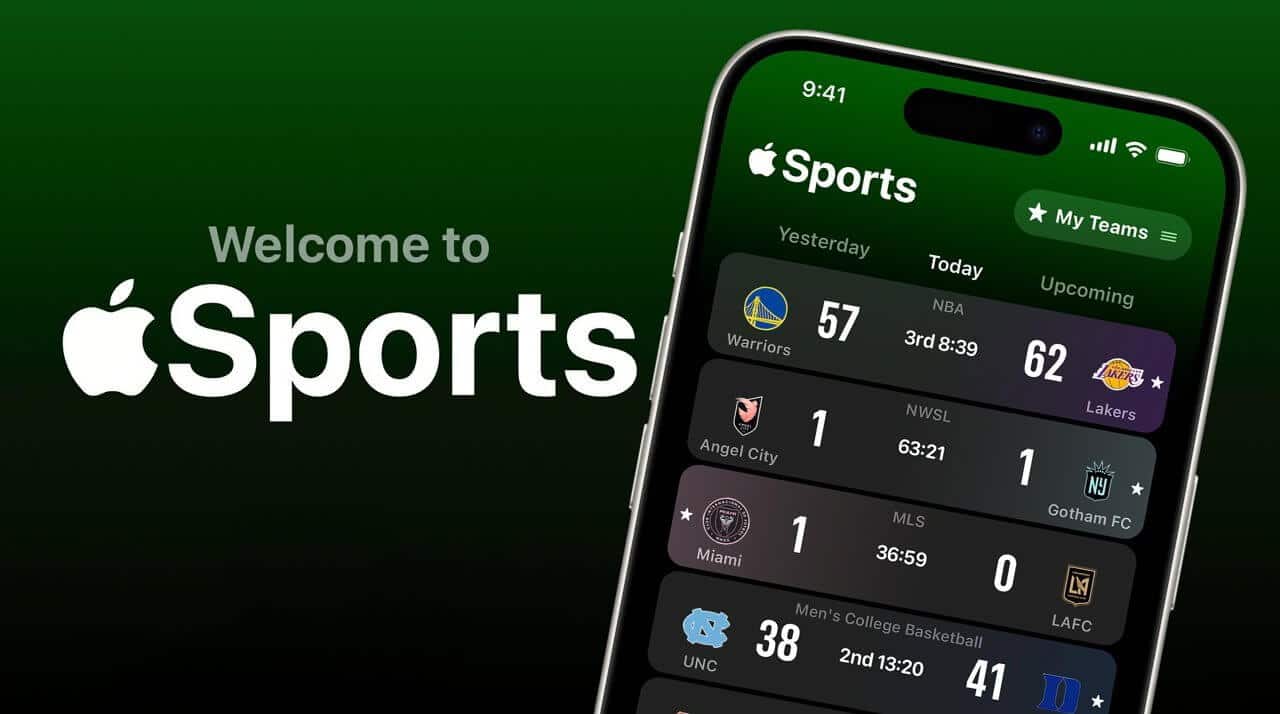 В Apple Sports добавлена ​​информация о трансляции и больше новостей о футболе