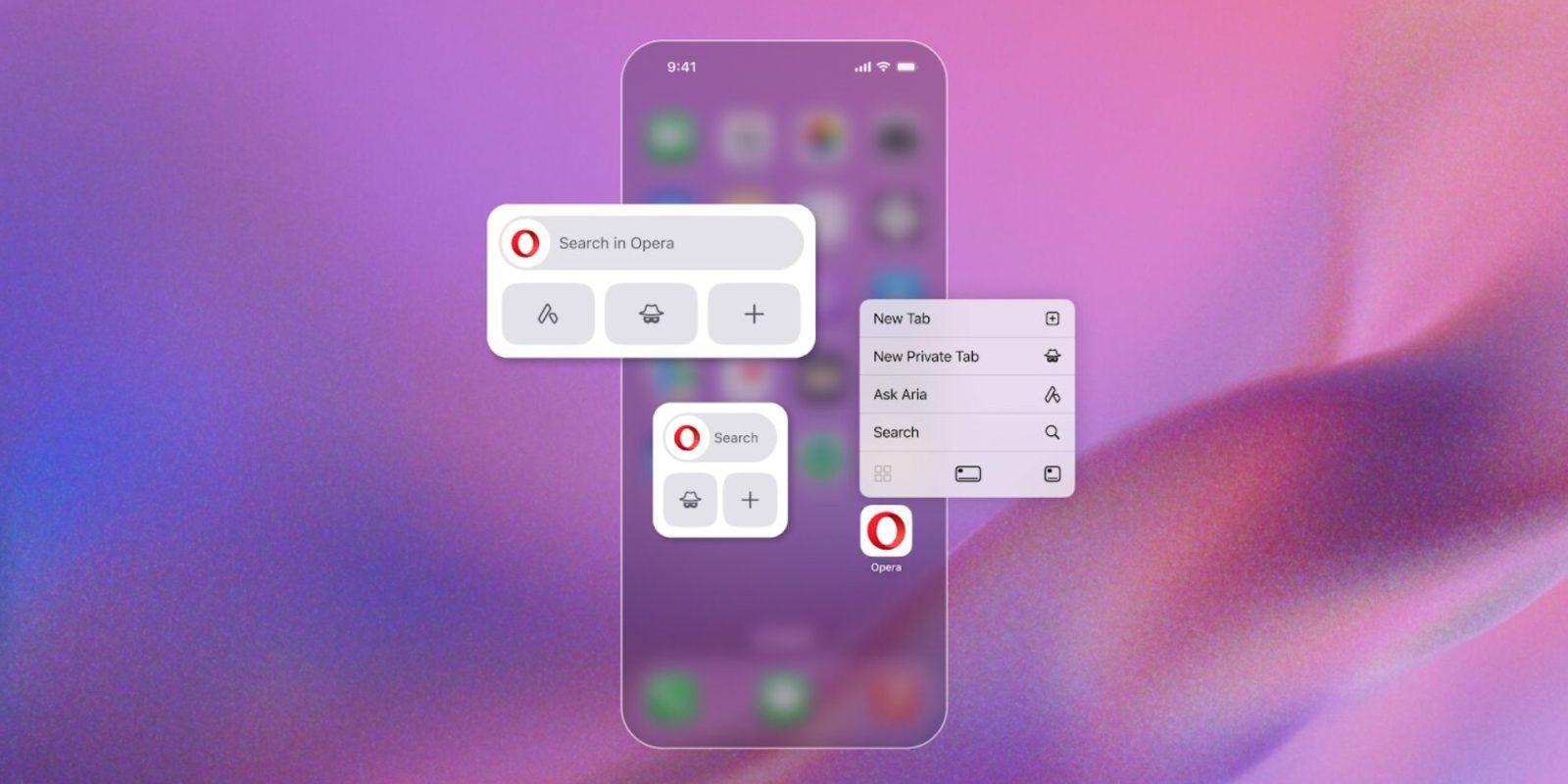Браузер Opera упрощает взаимодействие со своим ИИ через новый виджет iOS