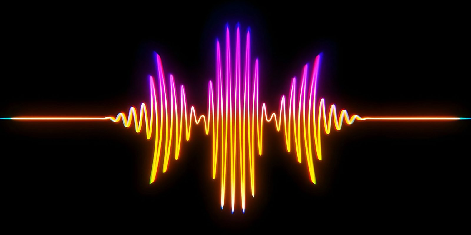 Исследование Apple Watch показало, что по воскресеньям Суперкубка в США очень шумно | Стилизованное изображение звуковых волн