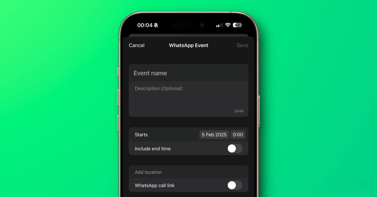WhatsApp позволит пользователям планировать события из личных чатов