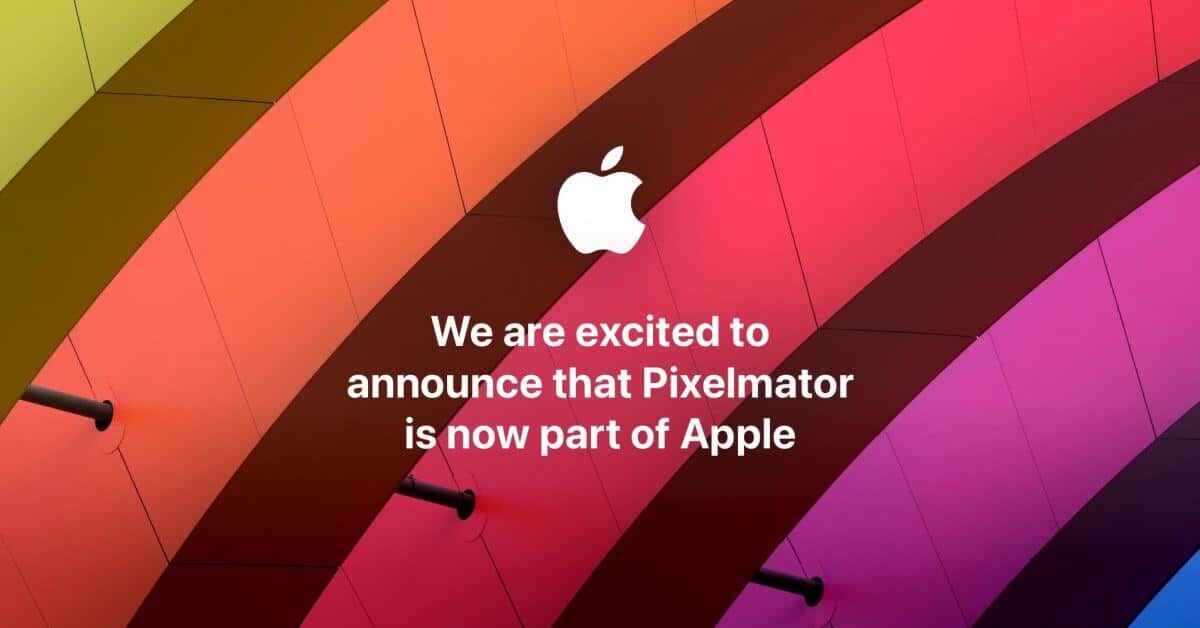 Apple официально владеет Pixelmator и Photomator