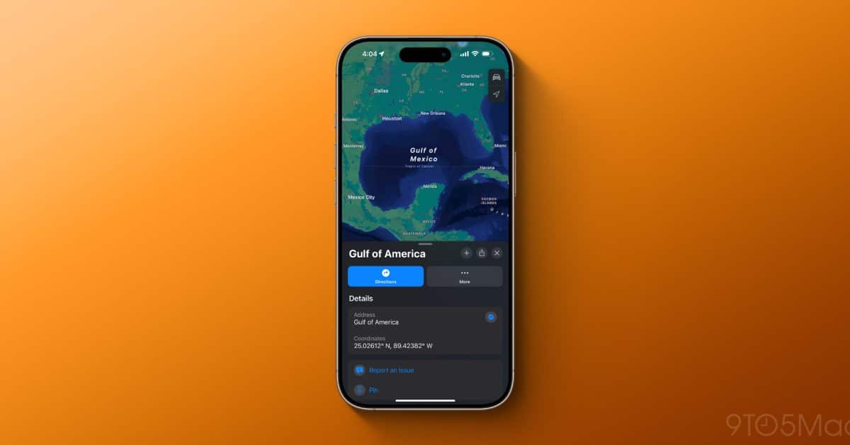 Карты Apple Maps теперь используют название "Американский залив" в США, скоро распространятся по всему миру