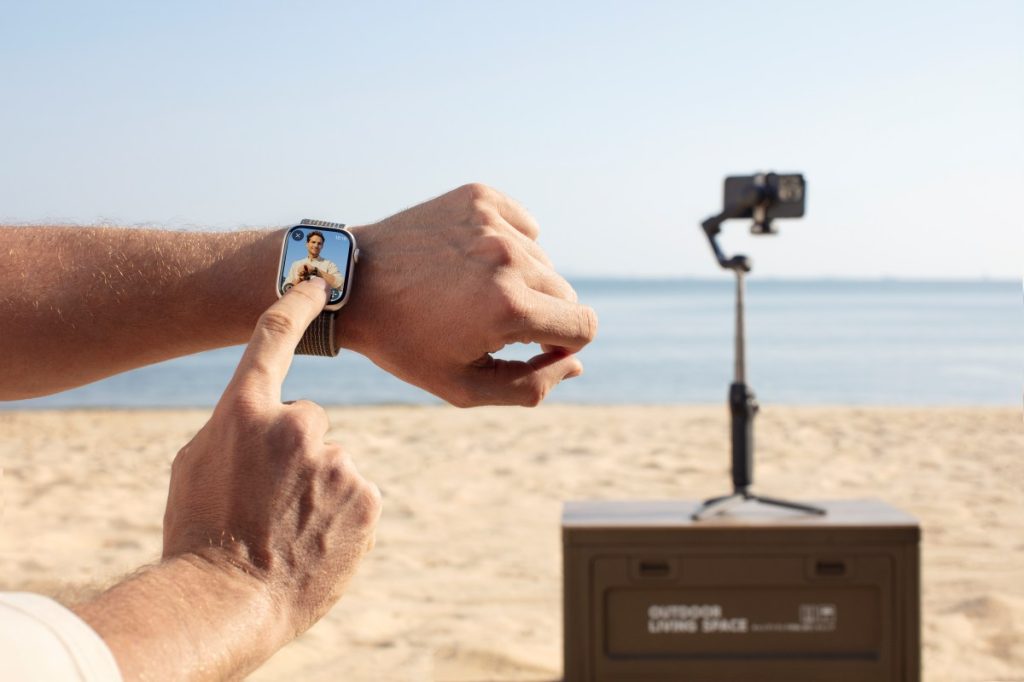 dji Osmo mobile 7P gimbal apple Watch управление