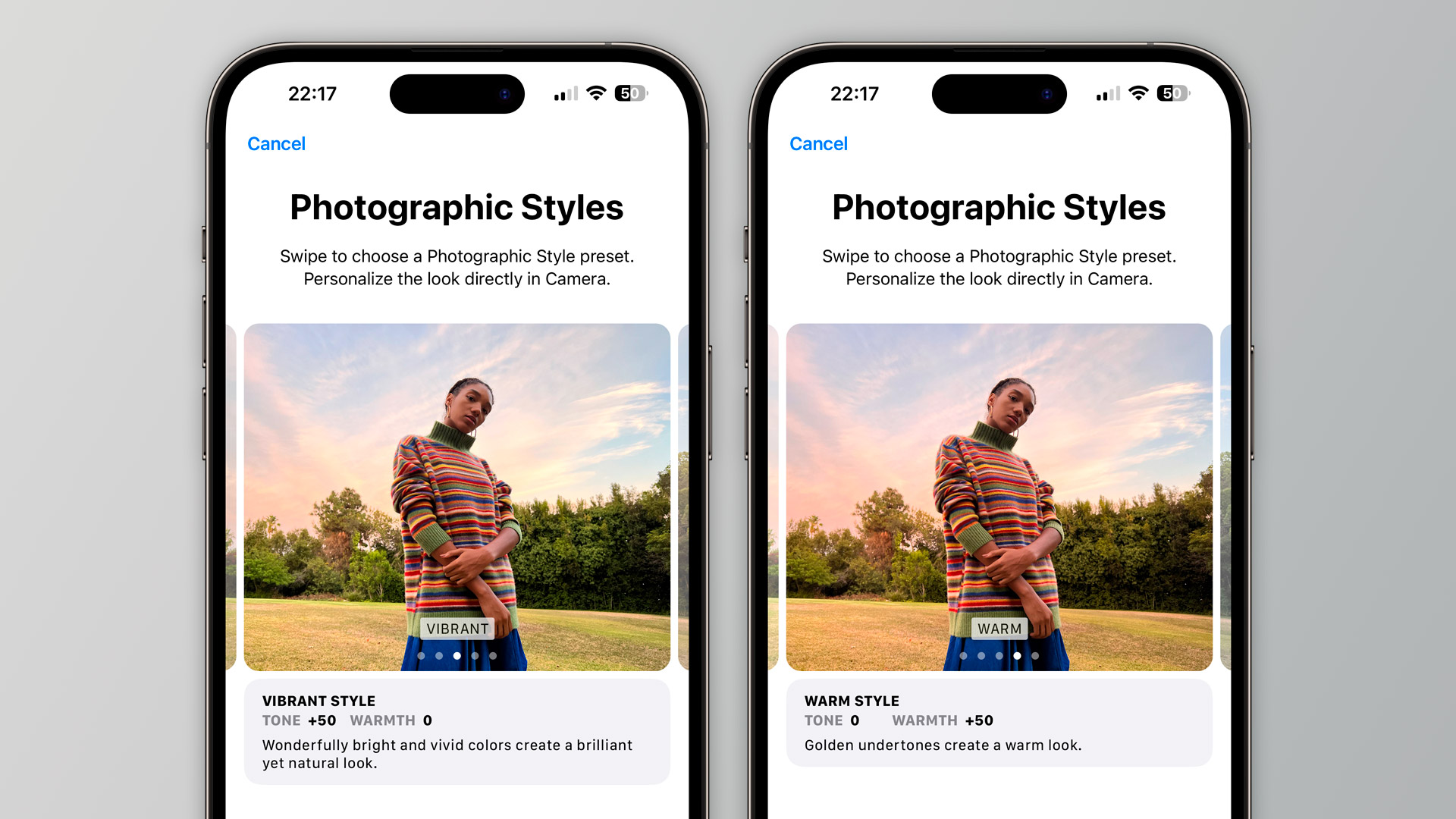 Фотографические стили iPhone