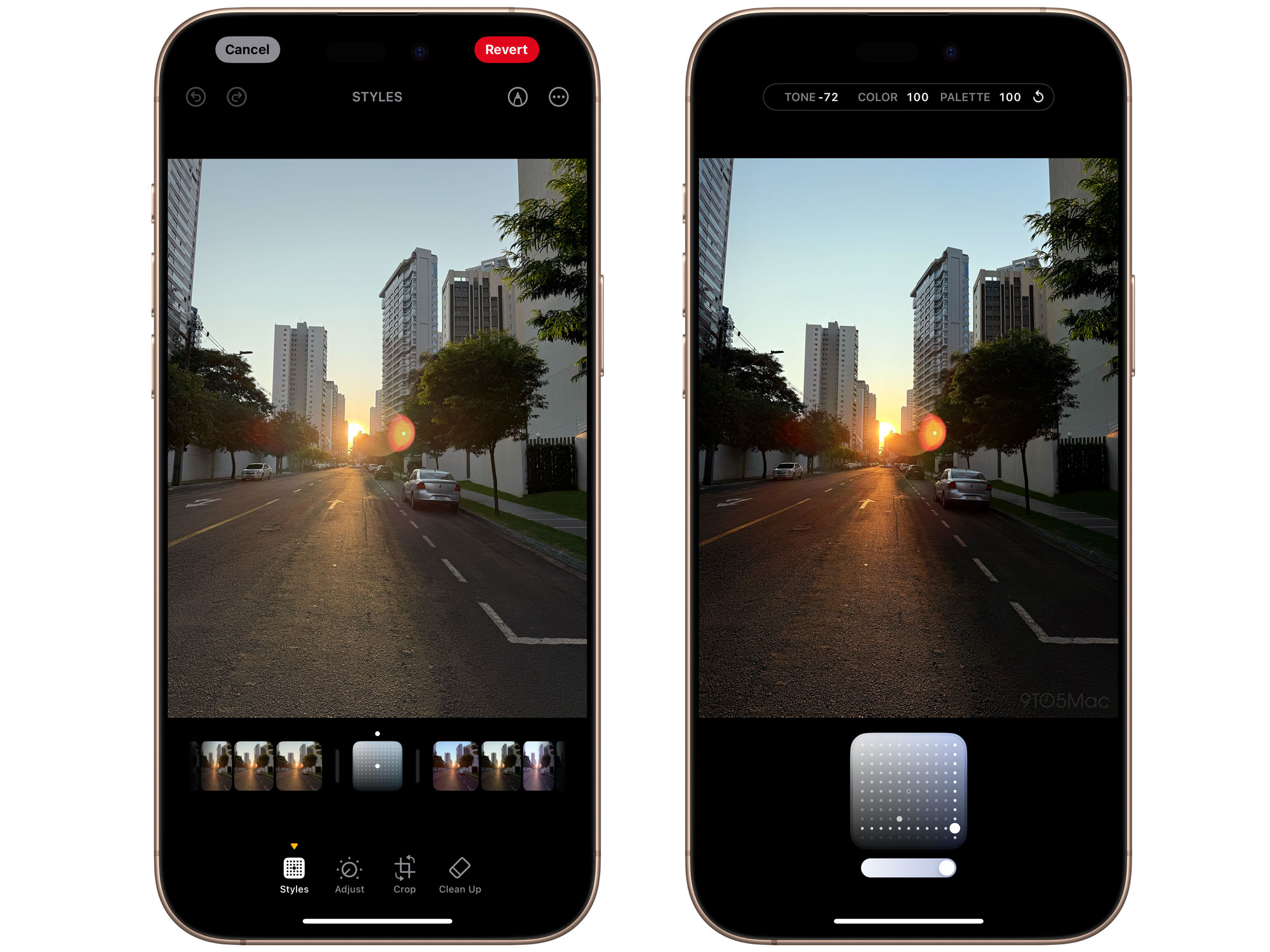 Фотографические стили iPhone 16