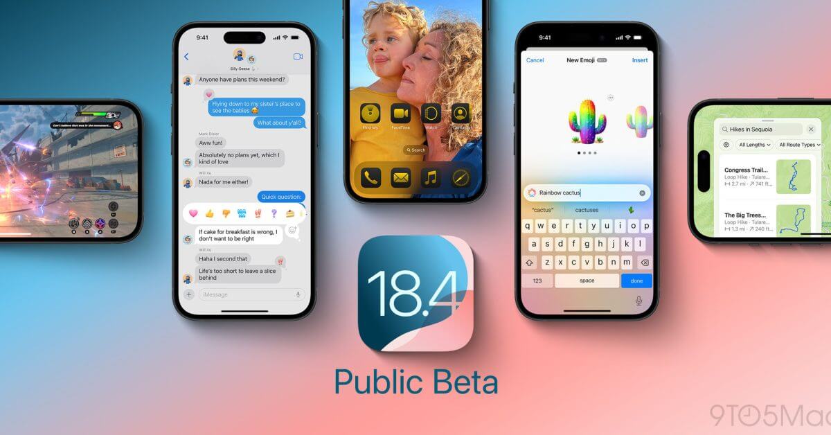 Публичная бета-версия iOS 18.4 уже доступна, вот все новое