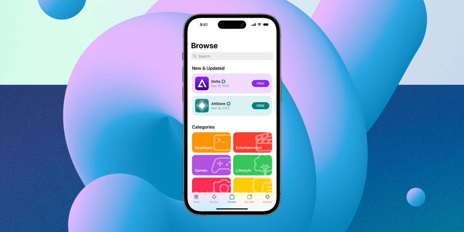 AltStore PAL теперь бесплатный, благодаря гранту от Epic Games | Screengrab of app