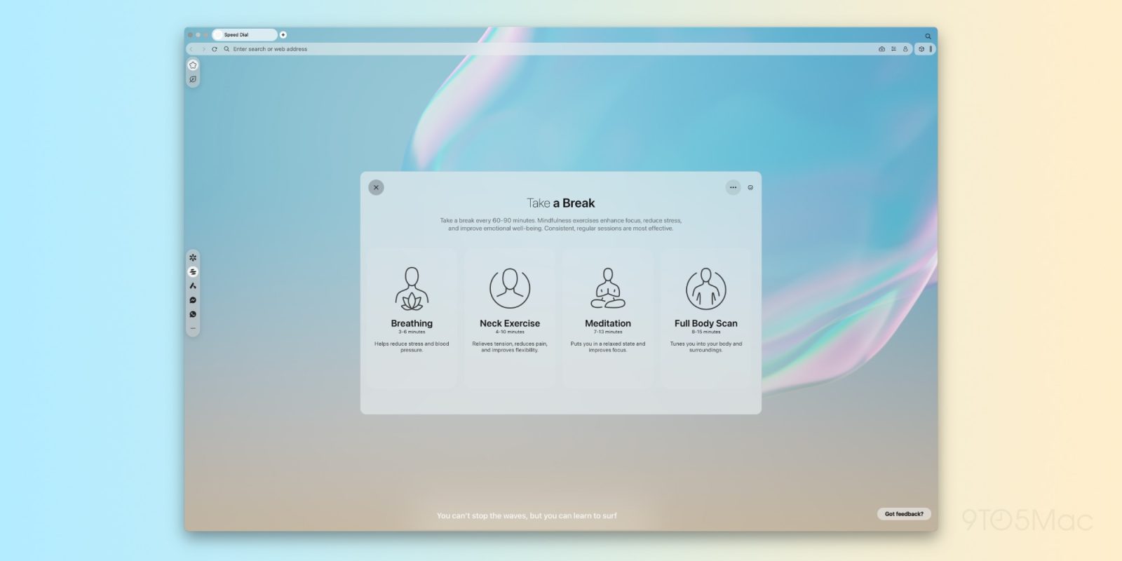 Opera Air - новый веб-браузер со встроенными функциями осознанности