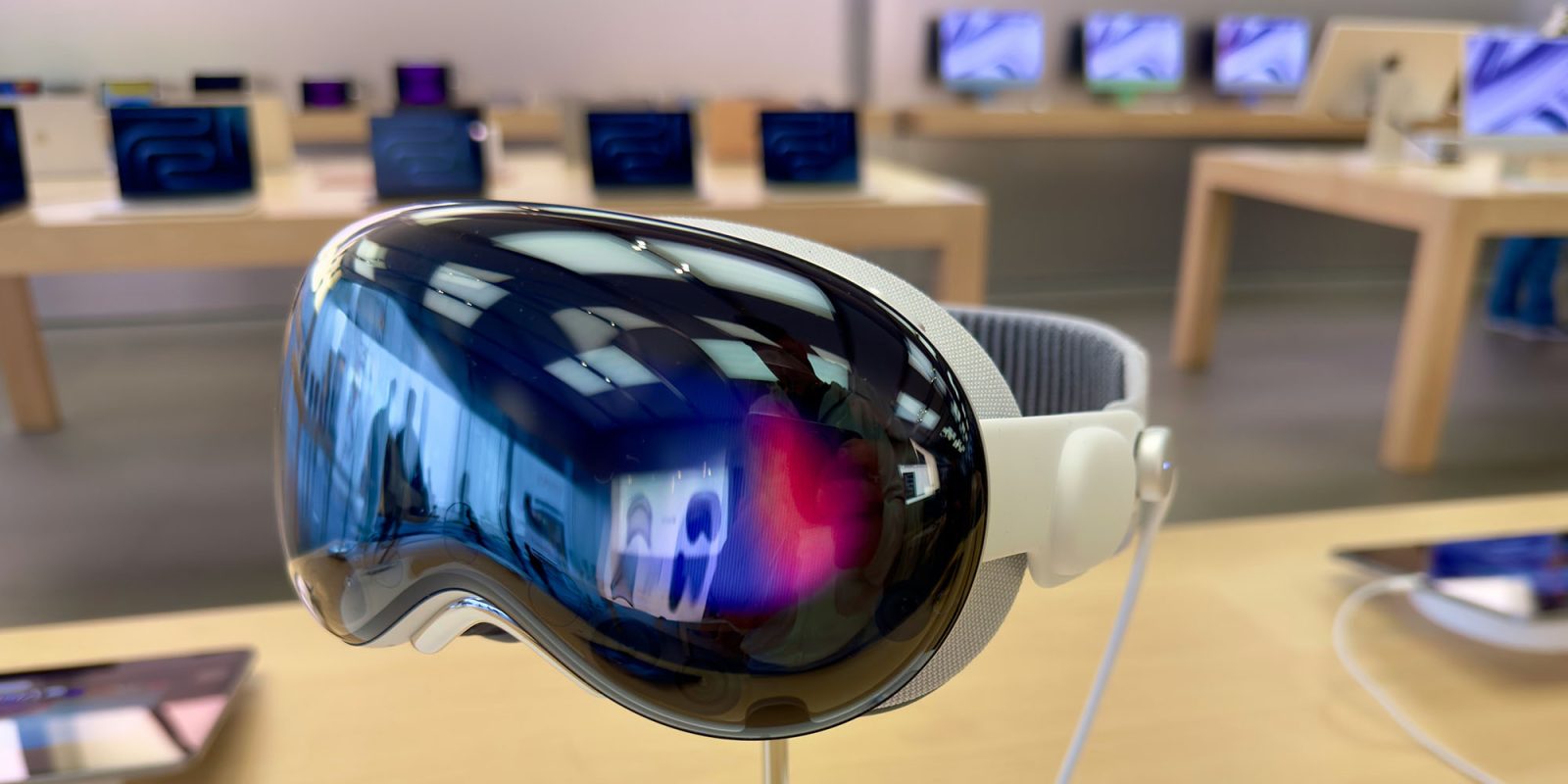 Международное распространение Vision Pro | Модель дисплея в Apple Store