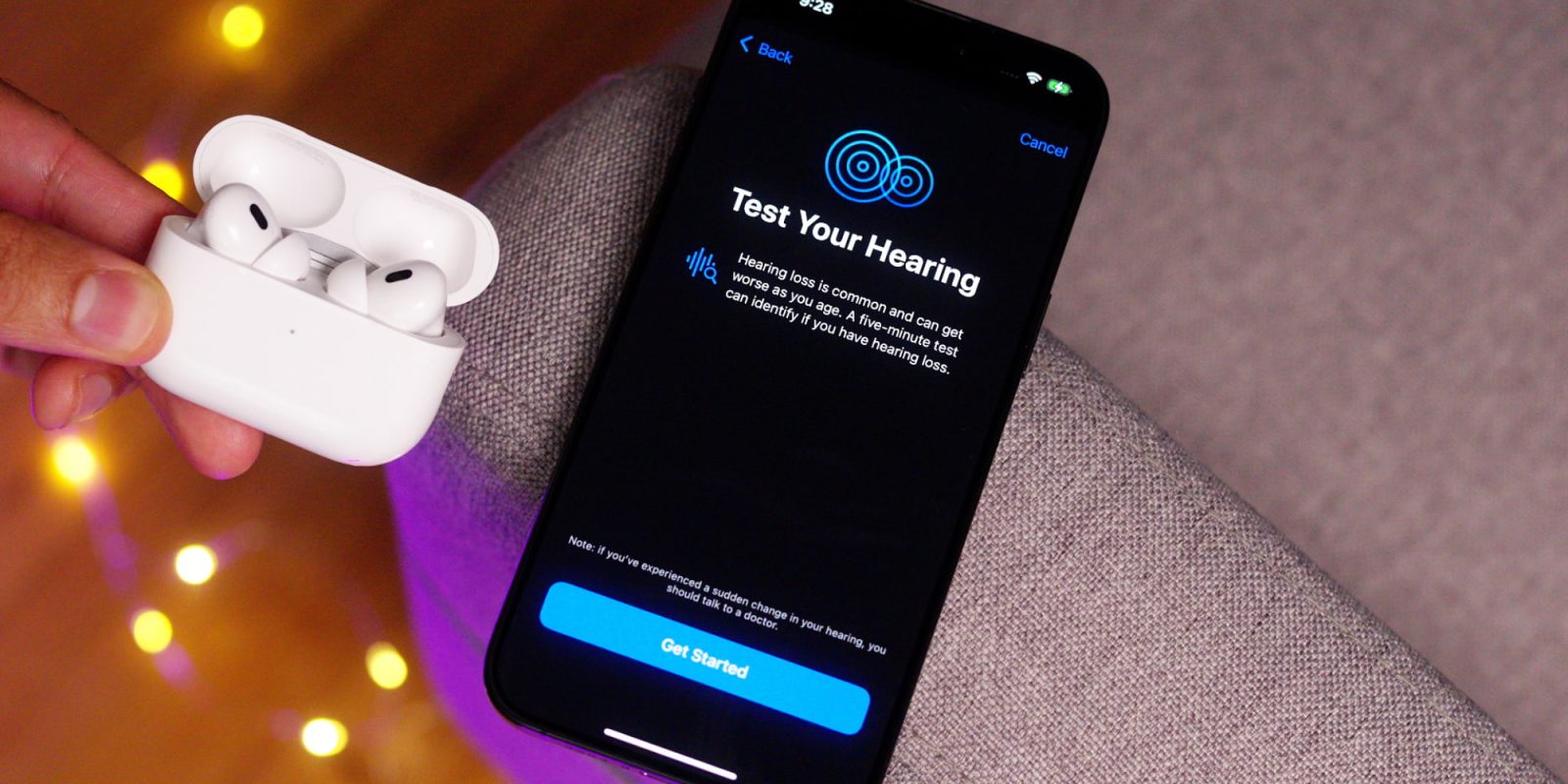 Тест на слух AirPods Pro 2