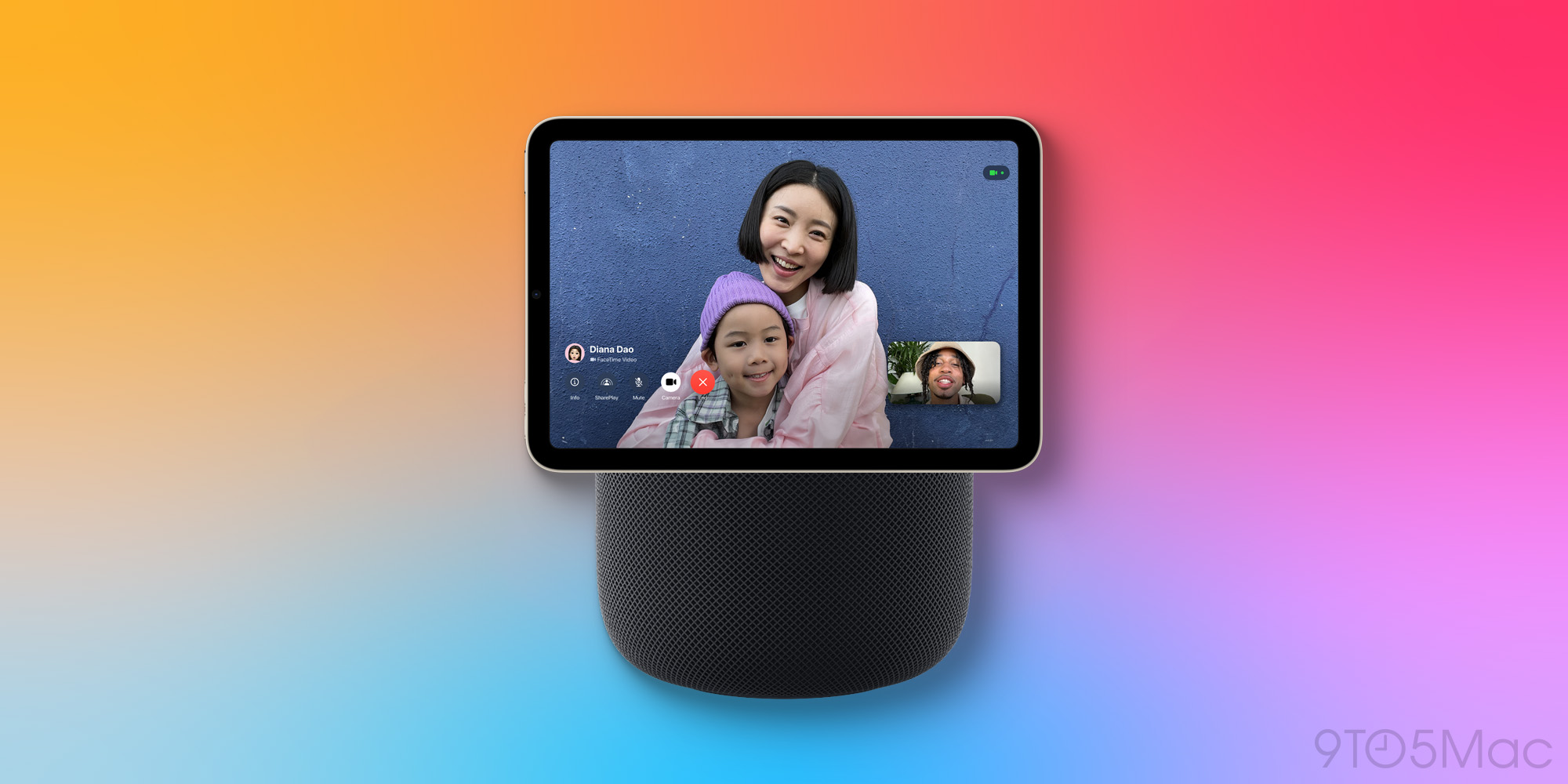 Концепт HomePod с дисплеем