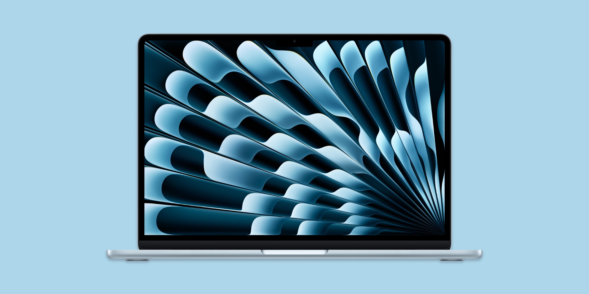 Небесно-голубой M4 MacBook Air