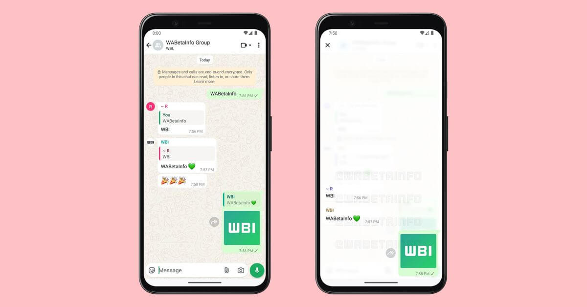 Функция потоков сообщений в WhatsApp находится в разработке